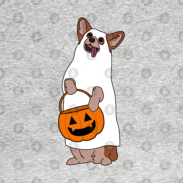 Halloween Corgi by kaileyryan